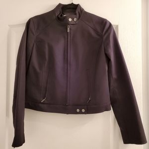 Calvin Klein Black Moto Jacket